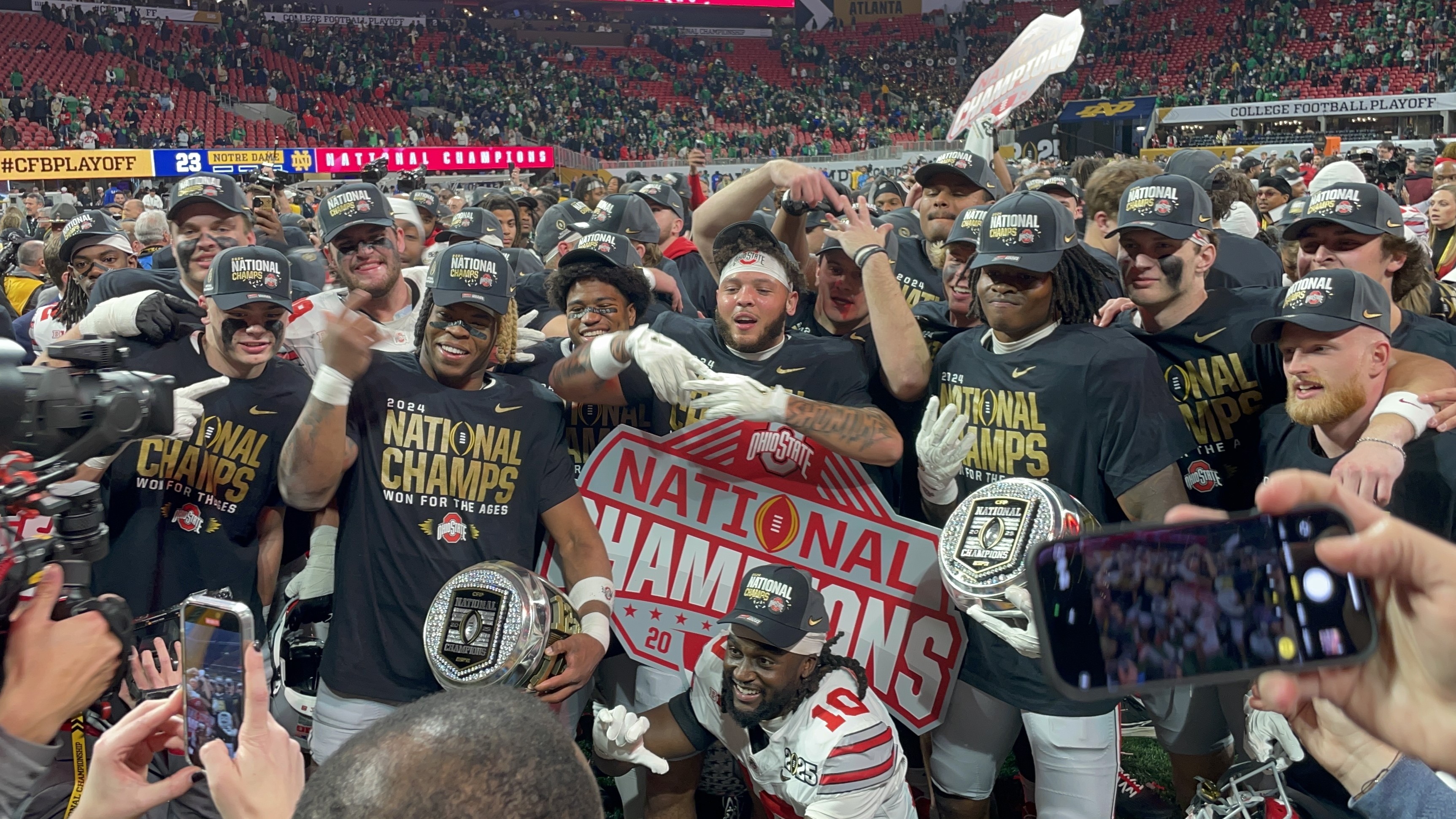 2024 national championship team at Mercedes-Benz Stadium, Atlanta, Georgia