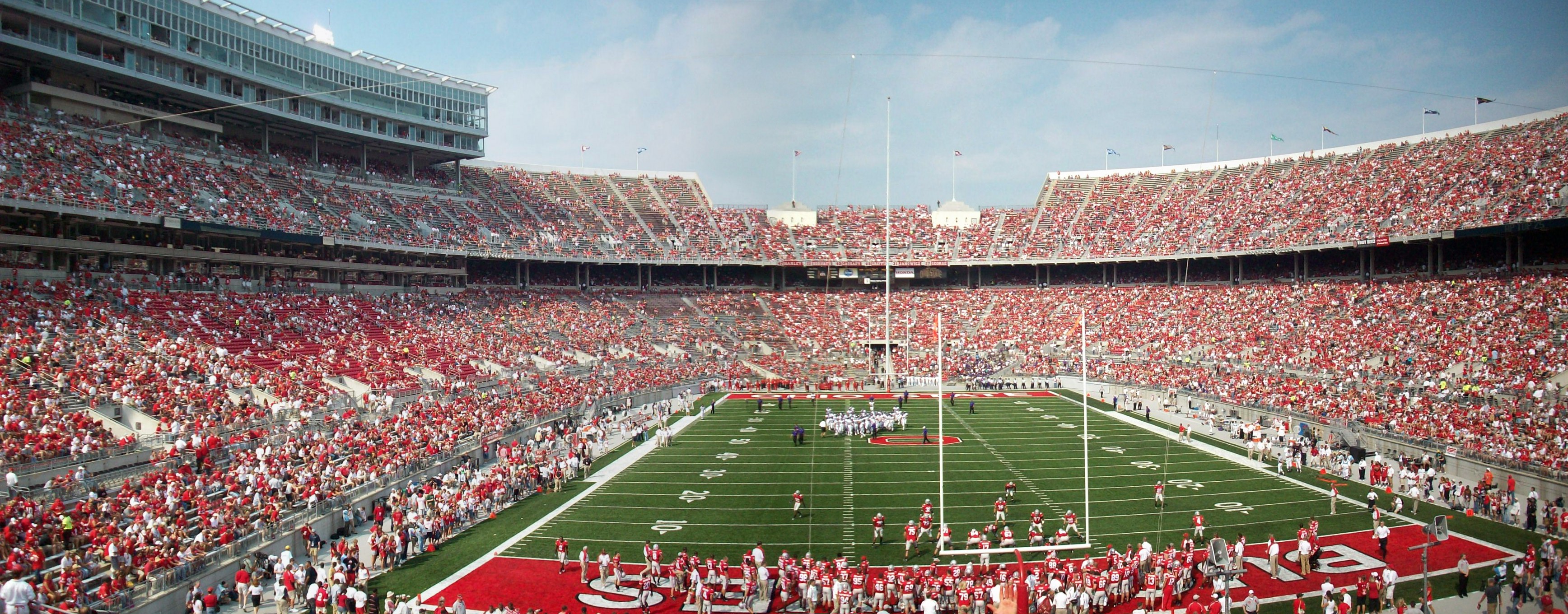 Ohio Stadium game panorama at Ohio Stadium, Columbus, Ohio