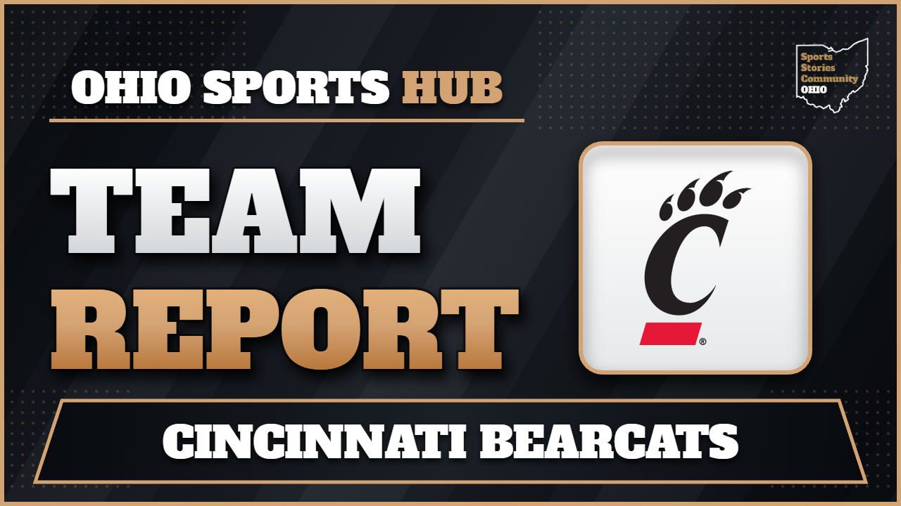 Team Report graphic for the Cincinnati Bearcats.