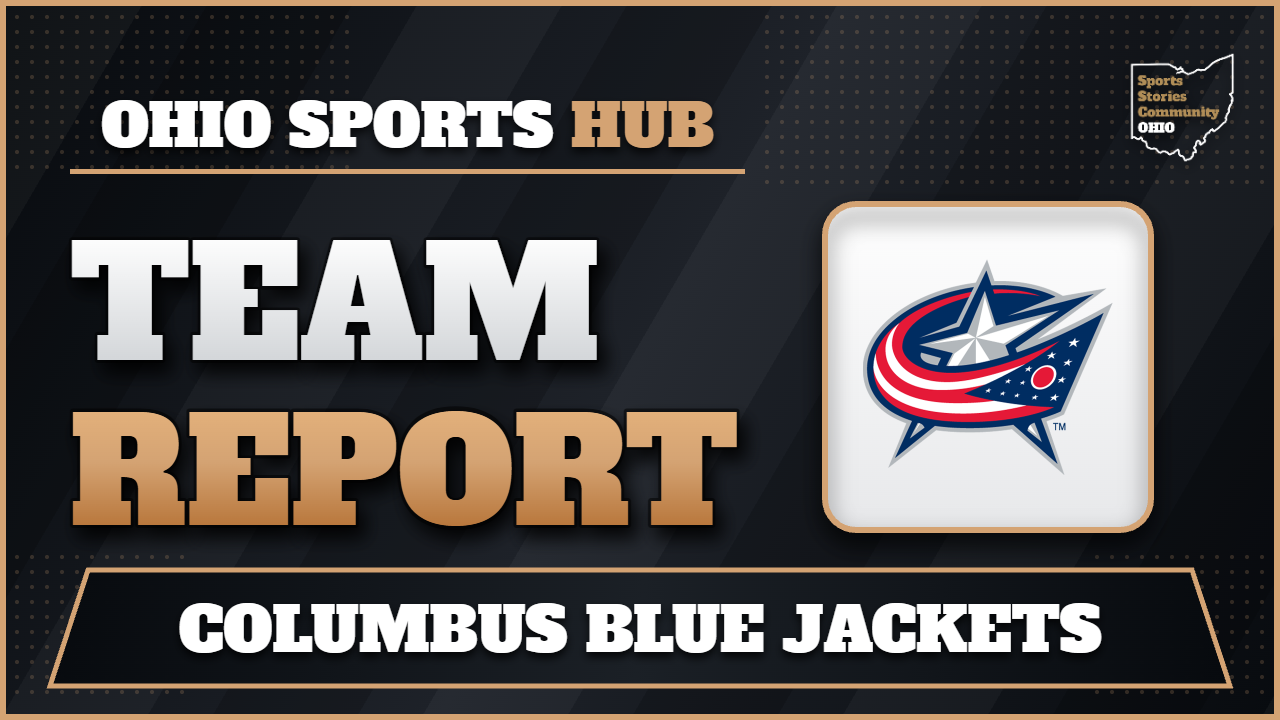 Team Report graphic for the Columbus Blue Jackets.